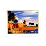 Load image into Gallery viewer, 2021 US MNH Priority Mail Castillo De San Marcos Mail Pane of 4 Stamps