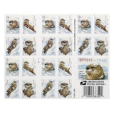 Load image into Gallery viewer, US 2021 Otters in Snow Forever Stamps